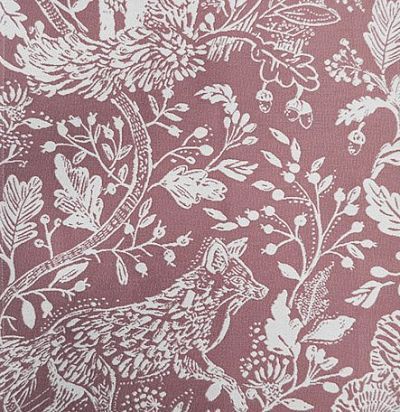 ткань с животным мотивом Cademuir Damson 