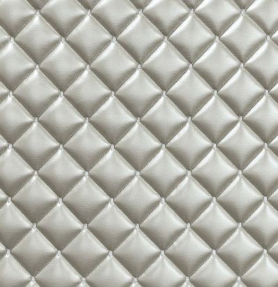 Стеганые обои серебряные королевский дизайн 20-008-011-20 