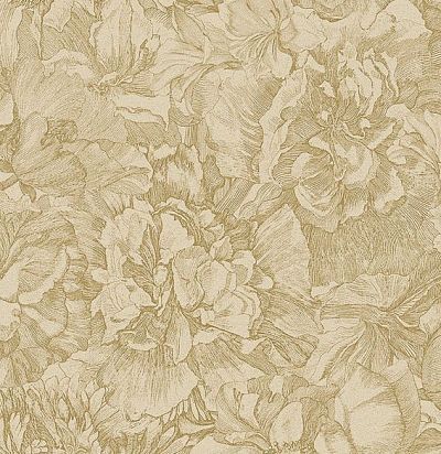 Обои с крупным цветочным рисунком 30735 