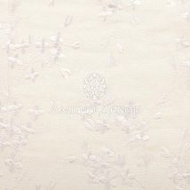 Фото: Английская ткань с цветами Dalmine Ecru- Ампир Декор