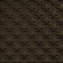 Фото: Стеганые обои  коричневые дизайн Дамаск 20-022-108-20- Ампир Декор