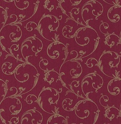 обои однотонные с крупным растительным рисунком 088914 Rasch Textil