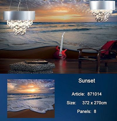 Обои KT Exclusive Metropolis 871014 Sunset KT Exclusive