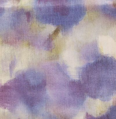 ткань для портьер с акварельными цветами 6842-01 