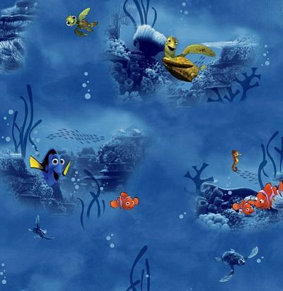 Обои для детской с рыбками DS7902 