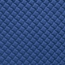 Фото: Стеганые обои  ярко-синие дизайн клевер 10-003-120-20- Ампир Декор
