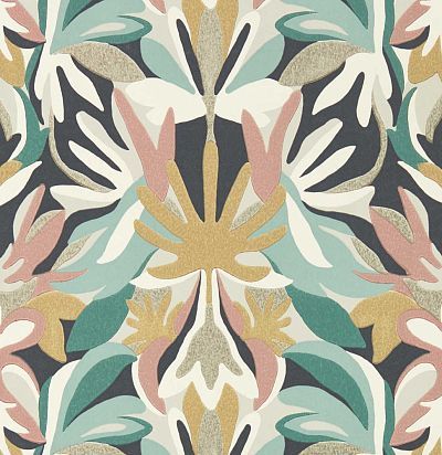 Акцентыне обои со стилизованными дамассками 112760 Harlequin