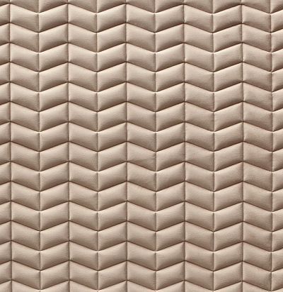 Стеганые обои  темно-бежевые дизайн Модерн горизонтальный 20-017-129-27 