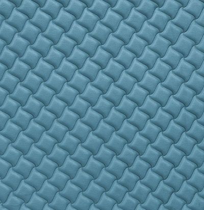 Стеганые обои  серо-голубые дизайн клевер 10-003-117-27 