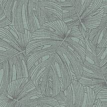 Фото: обои с тропическими листьями 80092- Ампир Декор