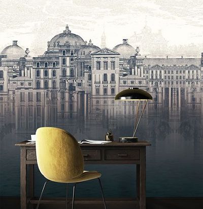 Панно с видом на город в тумане DGKEN3021 Khroma