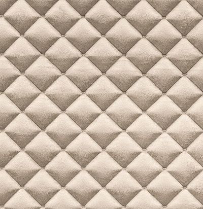 Стеганые обои  светло-бежевые королевский дизайн 20-008-101-27 