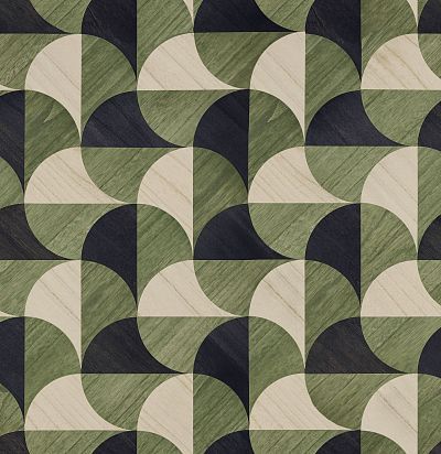 Обои натуральные деревянный шпон геометрические узоры  im33 Omexco