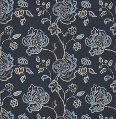 Английская ткань BF10613/680 Penrose Indigo GP&JBaker