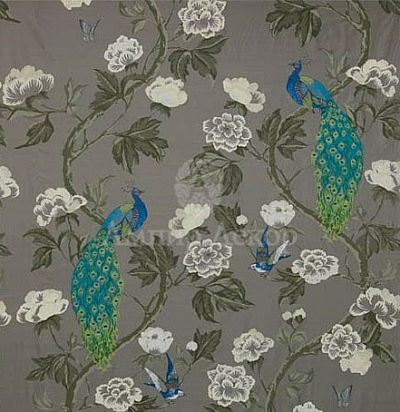 английская ткань для портьер Arabesque Slate 