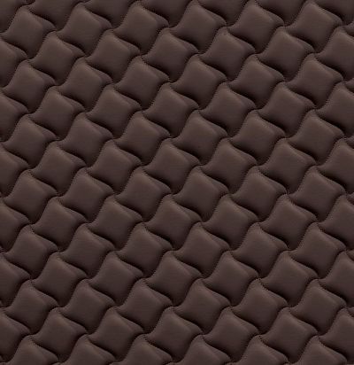 Стеганые обои темный шоколад дизайн клевер 10-003-030-00 