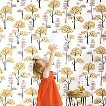 Фото: Обои для детской комнаты деревья и кустарники HAP104- Ампир Декор