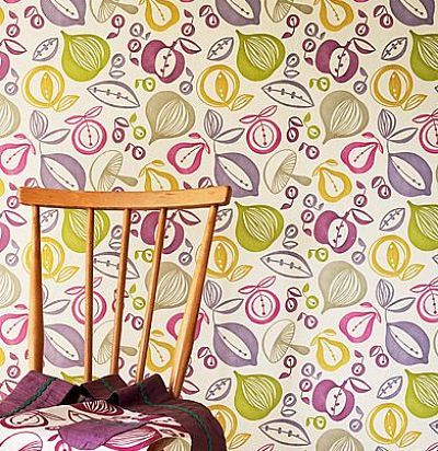 бумажные обои фрукты 210224 Sanderson - 2