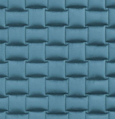 Стеганые обои  серо-голубые дизайн Плетеный 20-018-117-27 