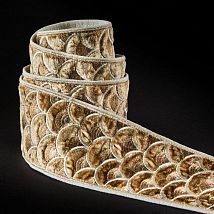 Фото: Тесьма с вышивкой 60066-882- Ампир Декор