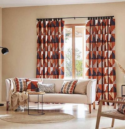 Ткань с цветным орнаментом 133061 Harlequin - 1