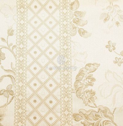 Жаккардовая ткань с цветочным рисунком 1435591 
