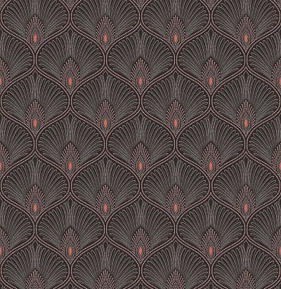 Обои рулонные узор перо павлина OTH204 Khroma Zoom