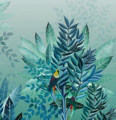 Панно с экзотическими птицами DGTRI1021 Khroma - 1