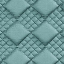 Фото: Стеганые обои  голубовато-зеленые дизайн Вафельный 20-015-116-20- Ампир Декор