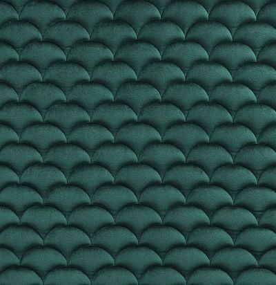 Стеганые обои темно-зеленые дизайн Ардеко горизонтальный 20-025-132-20 