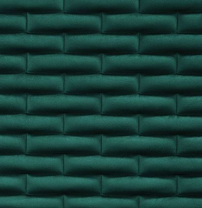 Стеганые обои темно-зеленые дизайн Бамбук горизонтальный 20-020-132-00 