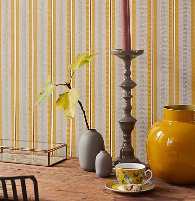 Обои с полоской шеврон 300133  - 2