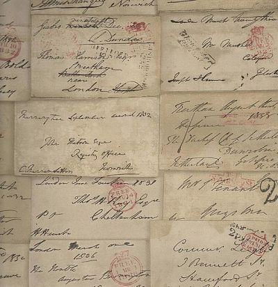 Love Letter Parchment Обои из Англии 