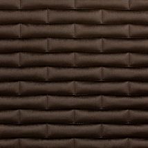 Фото: Стеганые обои темно-коричневые дизайн Бамбук горизонтальный 20-020-109-20- Ампир Декор