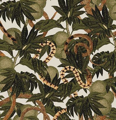 Символ богатства и изобилия - змея. Тропики, сочетание техник нанесения чернил. Яркие, природные отт Khroma