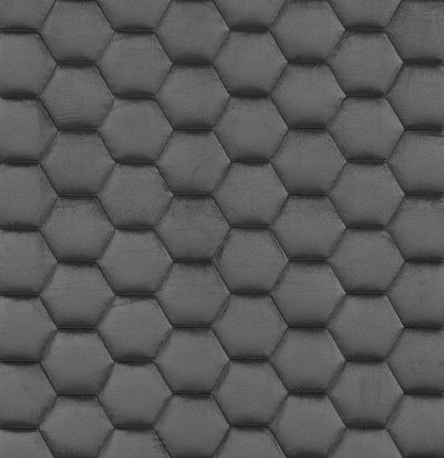 Стеганые обои  серебристо-серые дизайн малые соты  10-002-111-27 