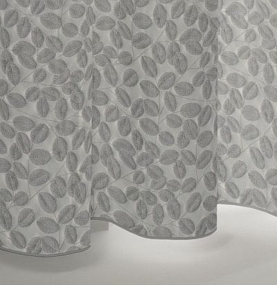 ткань современная с набивным узором листья 1692-192 ADO - 1