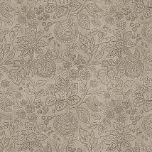 Фото: Светлая бархатная ткань с цветочным узором F4012/04- Ампир Декор