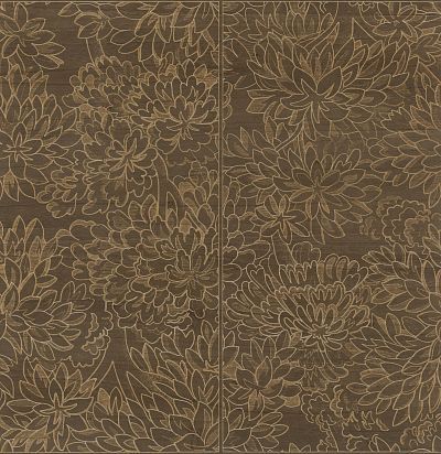 Настенные покрытия натуральные деревянный шпон рисунок цветы 48060 ARTE