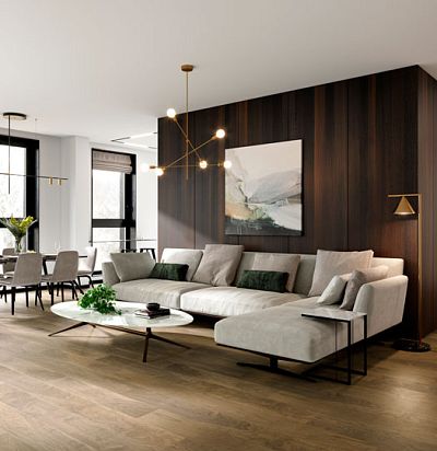 31022 Паркетная доска американский орех City Extra Matt ESTA Parket - 1