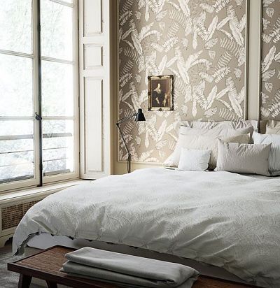 Обои с эскизами листьев KEN405 Khroma - 1