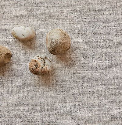 обои бежевые под мешковину 372580  - 1