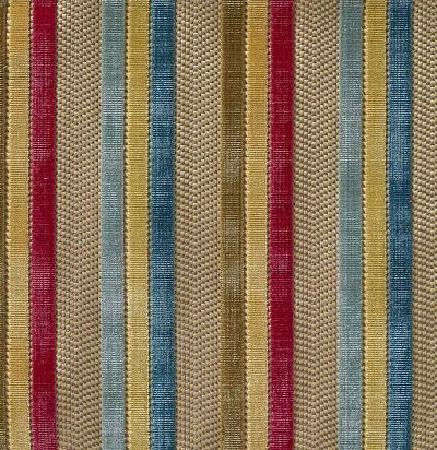 Обивочная бархатная ткань в полоску 10556.65 Nobilis