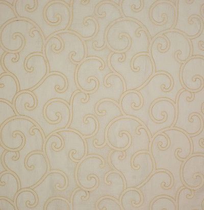 Льняной тюль с вышитым узором F4115/01 Colefax and Fowler