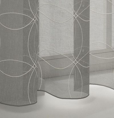 ткань современная однотонная с вышивкой 4037-312 ADO - 1