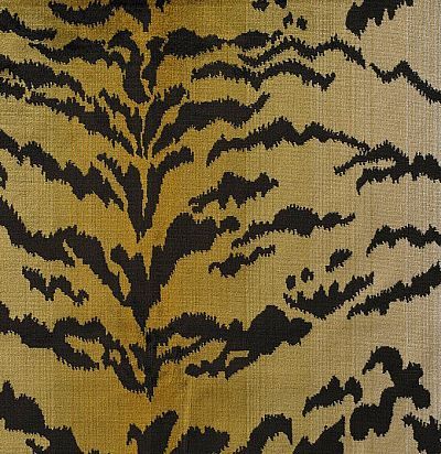 бархатная ткань с тигровым принтом 10496.35 Velours Tiger - Nobilis