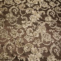 Фото: шелковая ткань для портьер с растительным орнаментом S5509-31293- Ампир Декор