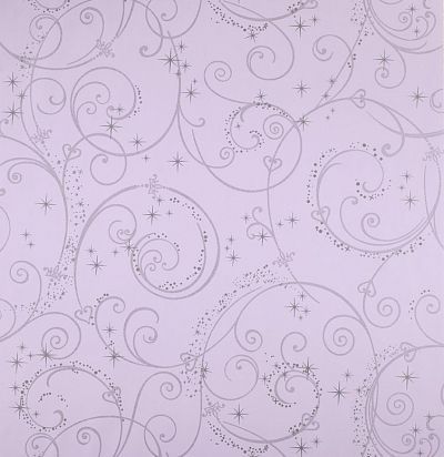 Обои фиолетовые с серебрянным узором DK5965  - 1
