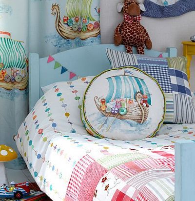 детские ткани Pop A Dot Party  - 1