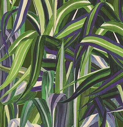 Обои джутовые с листьями 72012 ARTE